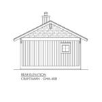 CRAFTSMAN-GUEST-HOUSE-PLANS-GHA-408-03-REAR-ELEVATION-scaled-2